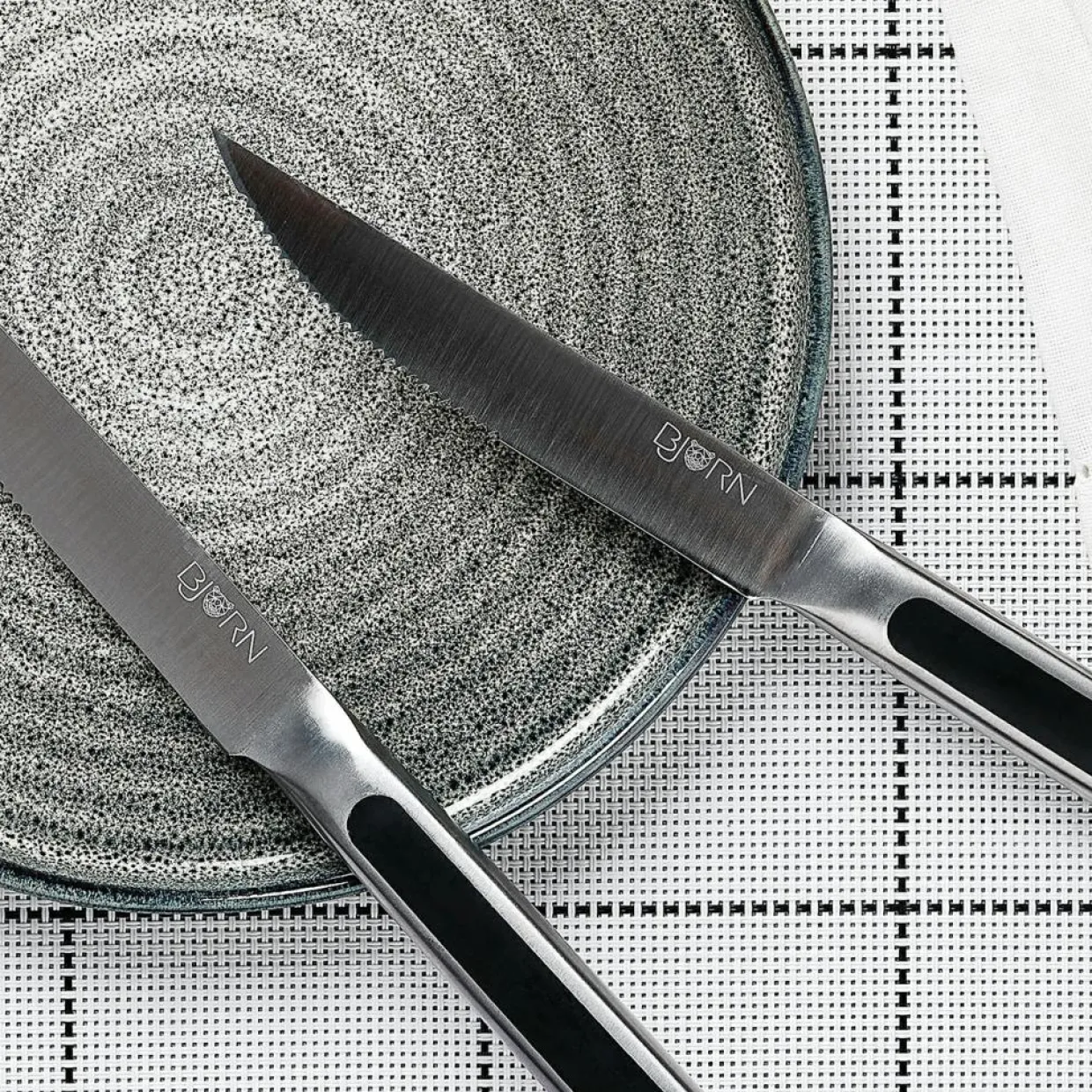 Bloc avec couteaux de cuisine et couteaux à steak Loki Loviisa - 14 pièces-Bjorn Sale