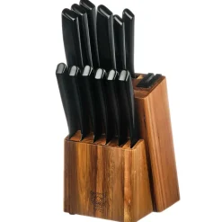 Bjorn Couteaux^Bloc avec couteaux de cuisine et couteaux à steak Jensen Loviisa - 14 pièces