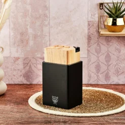 Bjorn Couteaux^Bloc avec couteaux de cuisine Jona Porvoo inox mat - 8 pièces