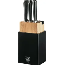 Bjorn Couteaux^Bloc avec couteaux de cuisine Jona Porvoo inox mat - 8 pièces