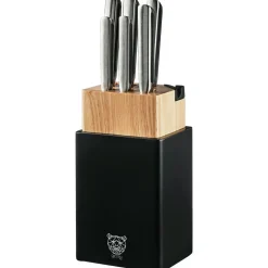 Bjorn Couteaux^Bloc avec couteaux de cuisine Loki Porvoo inox mat - 8 pièces