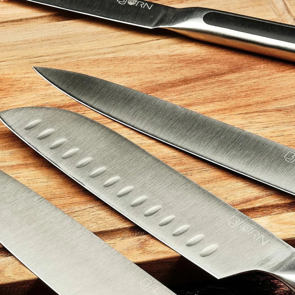 Bjorn Couteaux^Bloc avec couteaux de cuisine Loki Rauma inox mat - 7 pièces
