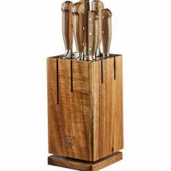 Bloc avec couteaux de cuisine Jakob Skagen bois mat - 7 pièces-Bjorn Hot
