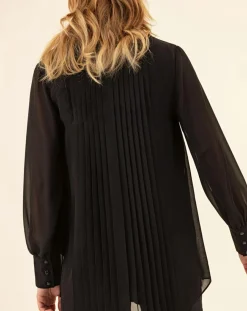 Blouse Bobby noire-Indies Online