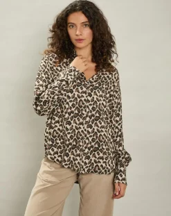 Blouse Canon naturel/marron-Hartford Sale