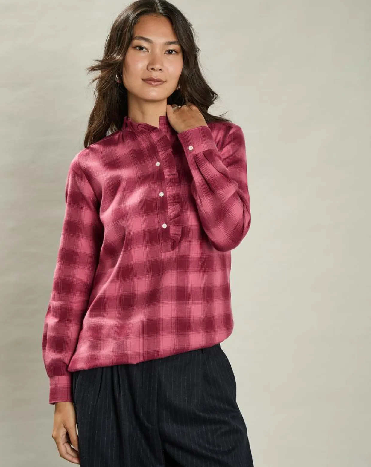 Femme Hartford Chemises^Blouse Carmen rose