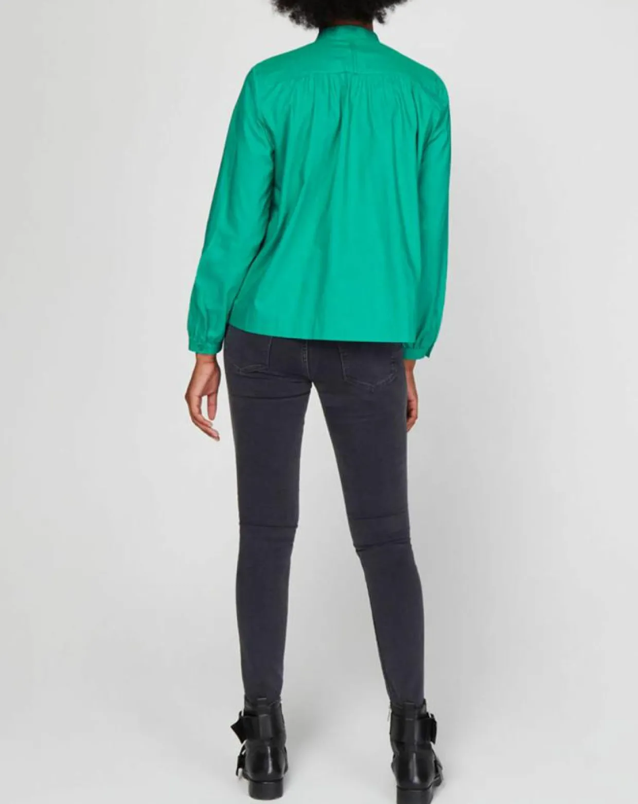 Femme Galeries Lafayette Tops Et Blouses^Blouse Charlotte à fronces verte