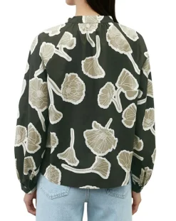Femme Marc O'Polo Tops Et Blouses^Blouse Col Mao Motif Coton Bio multicolore