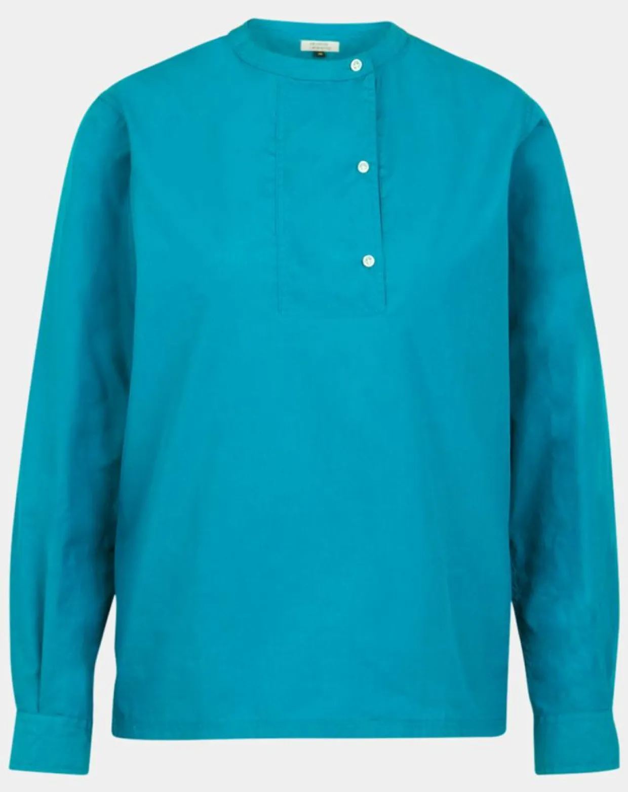 Femme Galeries Lafayette Tops Et Blouses^Blouse droite en Coton Genoise bleu moyen