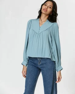 Femme The Korner Tops Et Blouses^Blouse Elena bleue