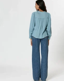 Femme The Korner Tops Et Blouses^Blouse Elena bleue