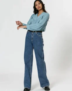 Femme The Korner Tops Et Blouses^Blouse Elena bleue