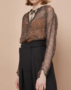 Femme Mare di Latte Tops Et Blouses^Blouse Elene granit cumin