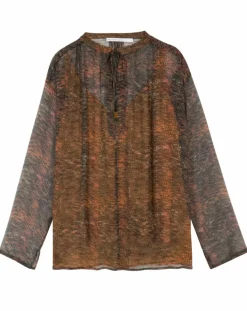 Femme Mare di Latte Tops Et Blouses^Blouse Elene granit cumin