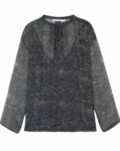 Femme Mare di Latte Tops Et Blouses^Blouse Elene granit encre
