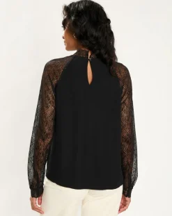 Blouse en Dentelle noire-Esprit Best