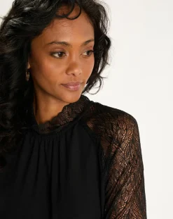 Blouse en Dentelle noire-Esprit Best