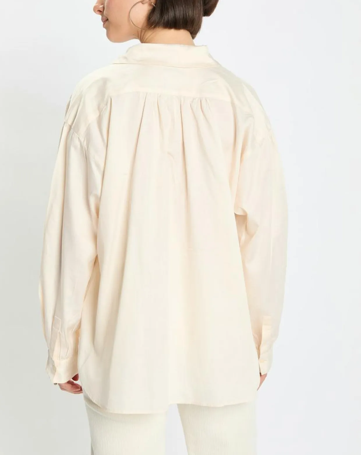 Blouse en Popeline col polo écrue-Marc O'Polo Hot