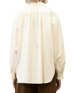 Blouse en Popeline col polo écrue-Marc O'Polo Hot
