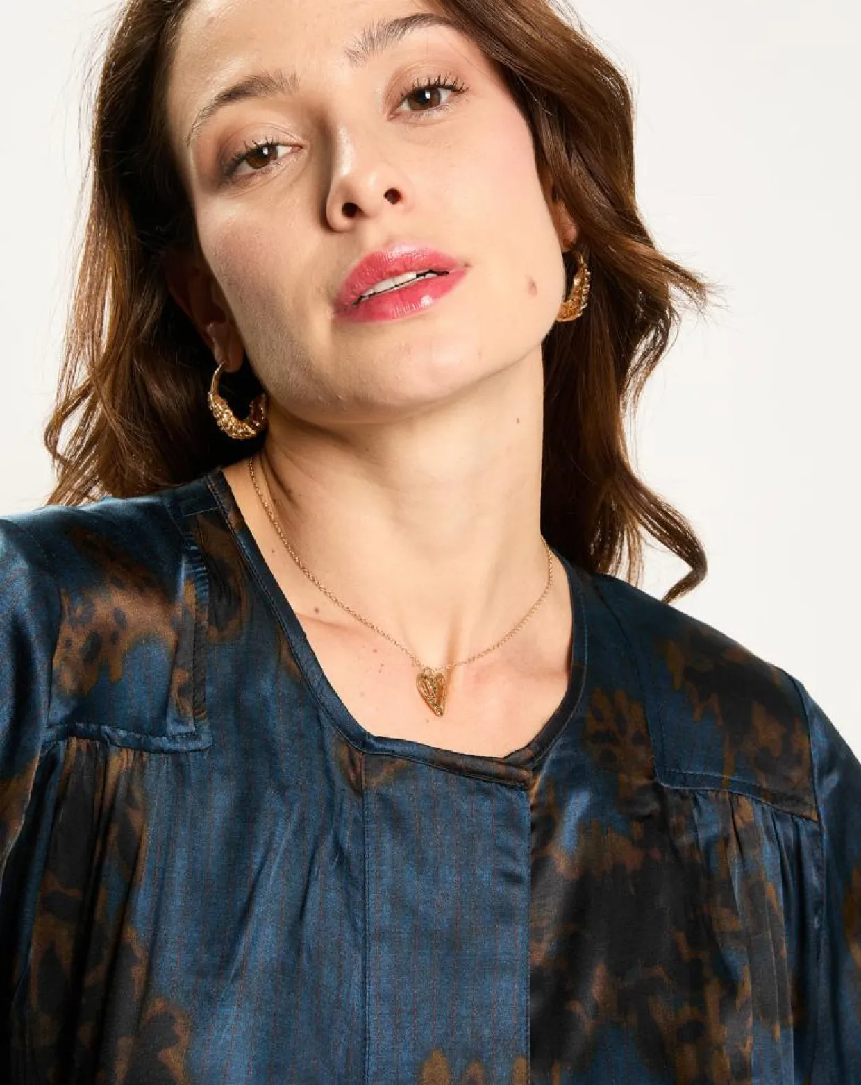 Femme Lauren Vidal Tops Et Blouses^Blouse en Soie mélangée Moon saporo