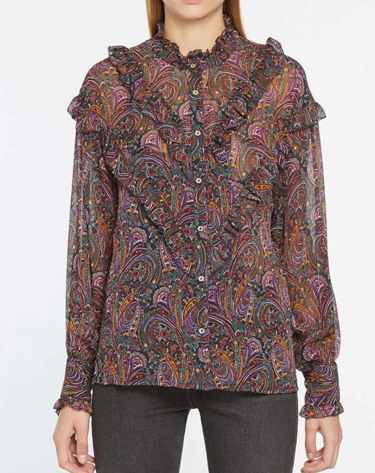Femme Pepe Jeans Tops Et Blouses^Blouse imprimée Cachemire multicolore