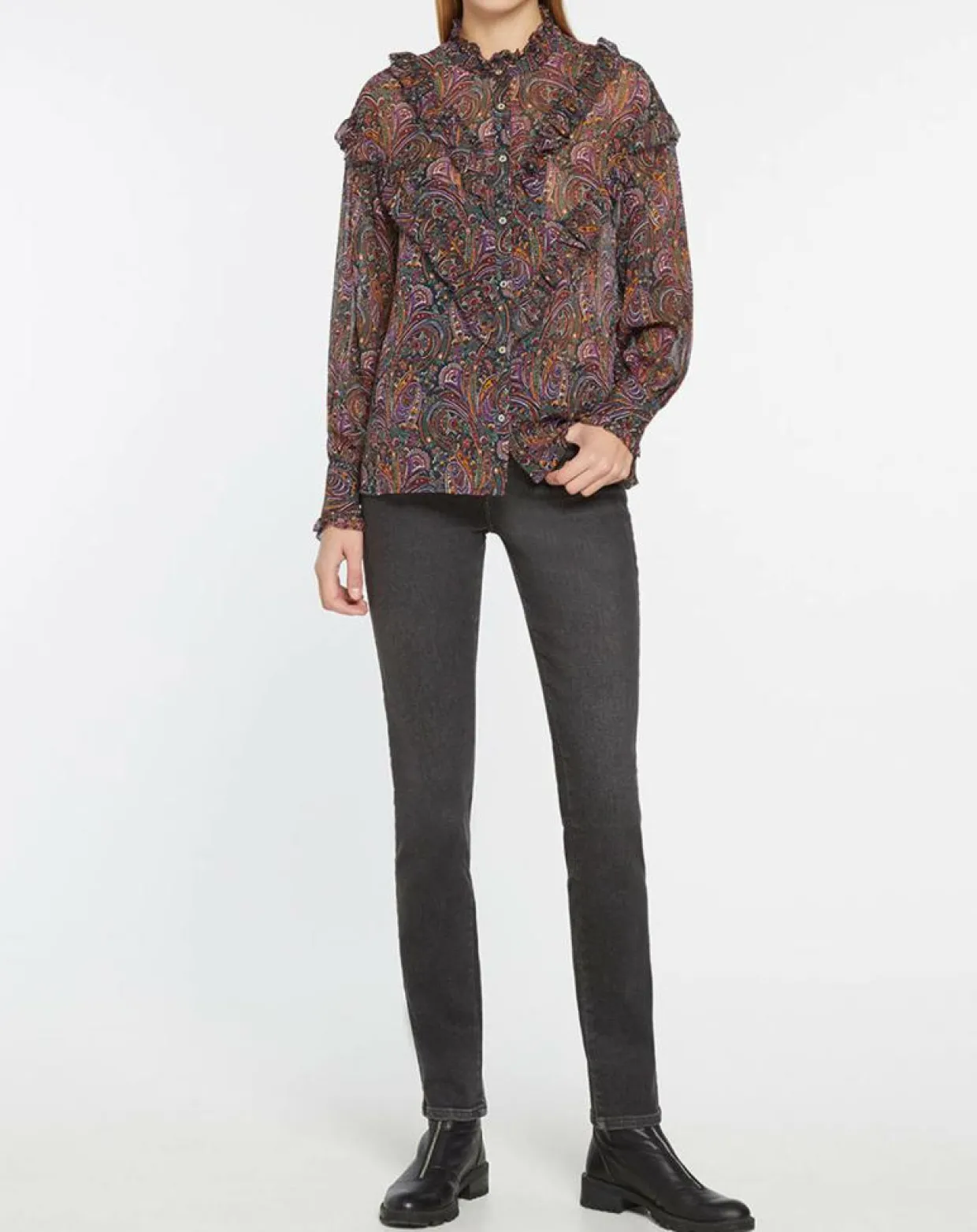 Femme Pepe Jeans Tops Et Blouses^Blouse imprimée Cachemire multicolore