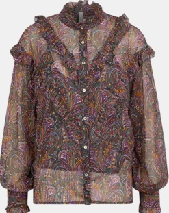 Femme Pepe Jeans Tops Et Blouses^Blouse imprimée Cachemire multicolore
