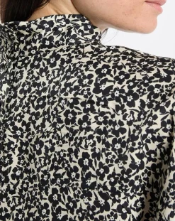 Femme Marc O'Polo Tops Et Blouses^Blouse imprimée fleurs blanc/noir