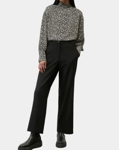 Femme Marc O'Polo Tops Et Blouses^Blouse imprimée fleurs blanc/noir