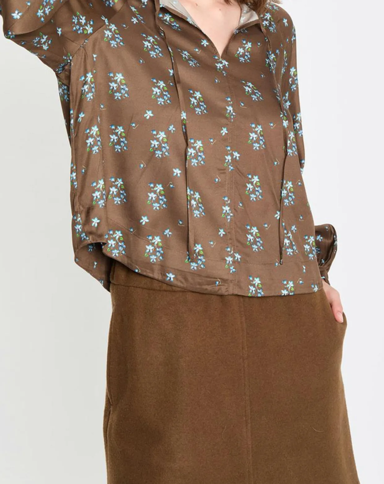Blouse imprimée fleurs multicolore-Marc O'Polo Online