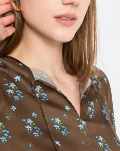 Blouse imprimée fleurs multicolore-Marc O'Polo Online