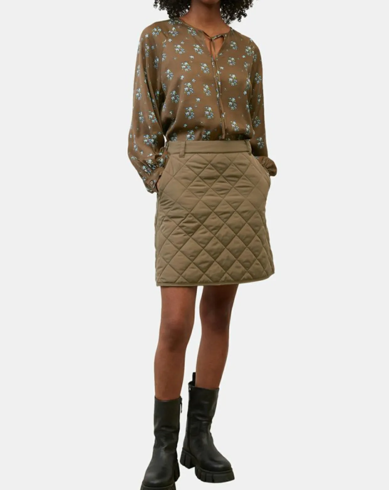 Blouse imprimée fleurs multicolore-Marc O'Polo Online