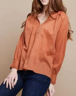 Blouse Jampa Lace Detail canyon-Mare di Latte Sale