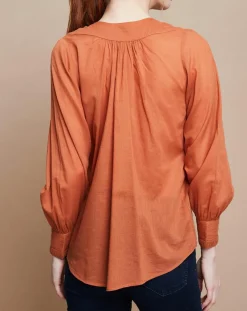 Blouse Jampa Lace Detail canyon-Mare di Latte Sale