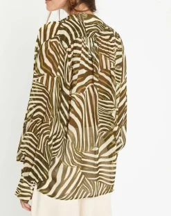 Blouse Jane verte-Lauren Vidal Hot