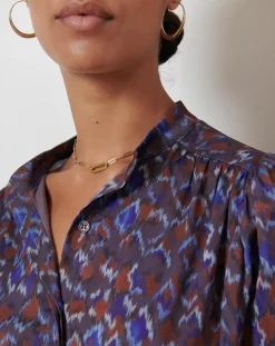 Blouse Ketty bleue-Garance Paris Discount