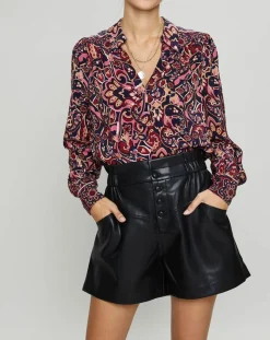 Femme Suncoo Tops Et Blouses^Blouse Latimy imprimée rouge/bleu/rose