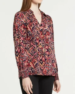 Femme Suncoo Tops Et Blouses^Blouse Latimy imprimée rouge/bleu/rose