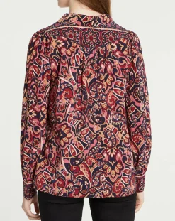 Femme Suncoo Tops Et Blouses^Blouse Latimy imprimée rouge/bleu/rose