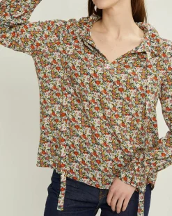 Blouse Libby Liberty multicolore-Cyrillus Discount