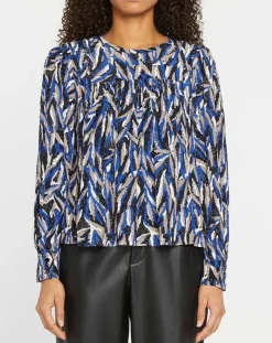 Blouse Loika bleu roi-Suncoo Discount