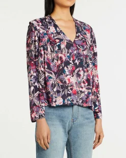 Blouse Lucil rose/violet-Suncoo Sale