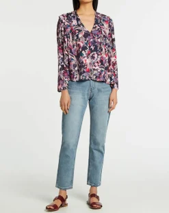 Blouse Lucil rose/violet-Suncoo Sale