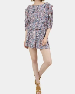 Femme Molly Bracken Tops Et Blouses^Blouse manches fantaisies imprimée multicolore