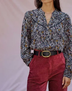 Blouse Meko marine-Garance Paris New
