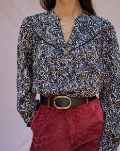 Blouse Meko marine-Garance Paris New