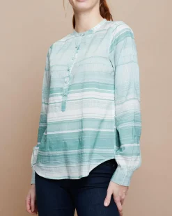 Femme Mare di Latte Tops Et Blouses^Blouse Émeline Estampe menthe clair