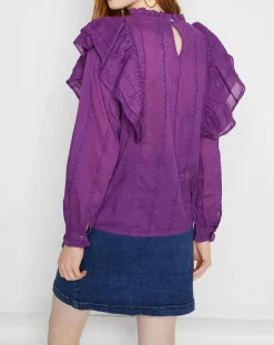 Blouse Neroli violet-La Petite Etoile