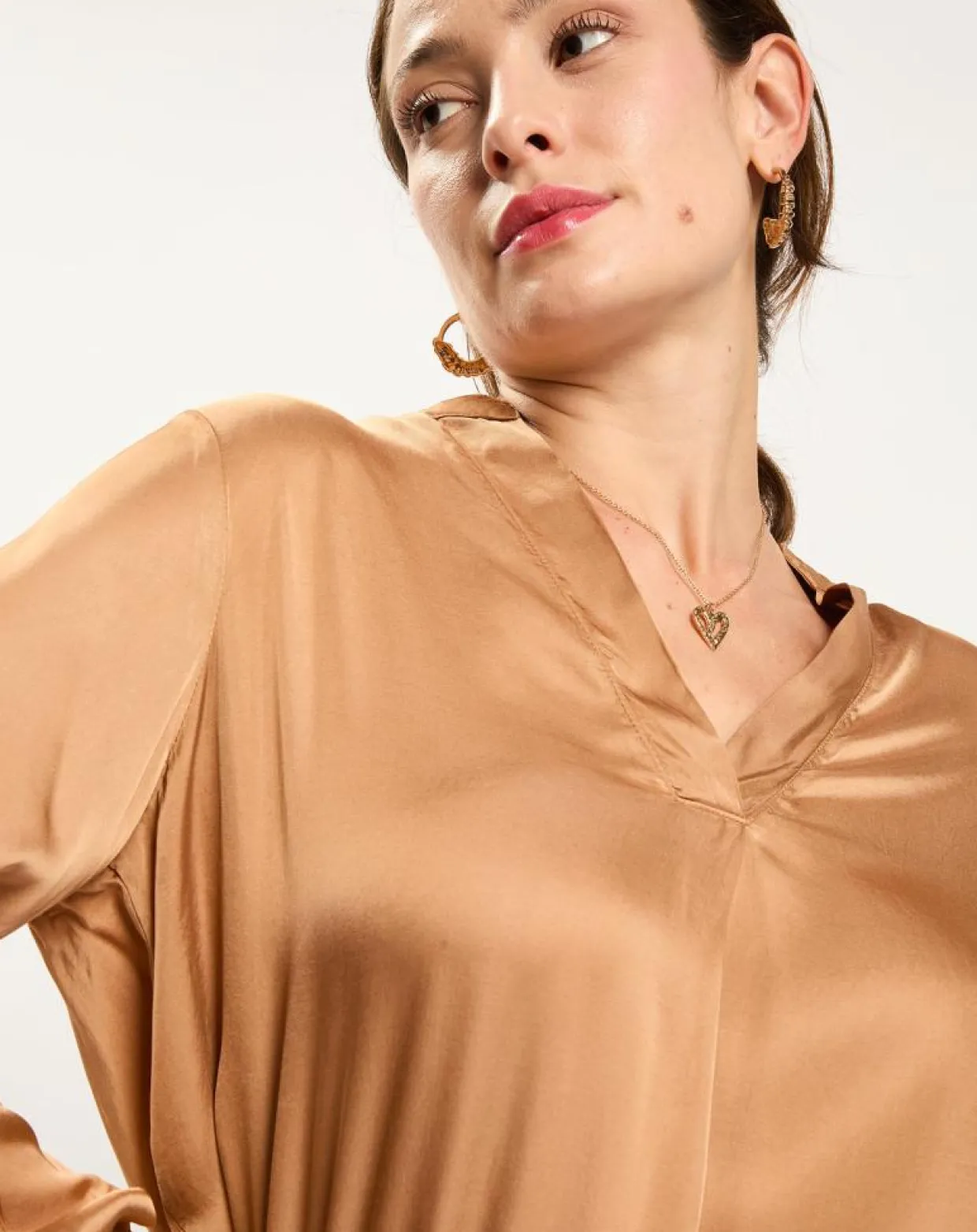 Blouse Nola havane-Lauren Vidal Discount