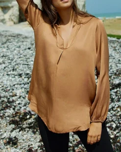 Blouse Nola havane-Lauren Vidal Discount